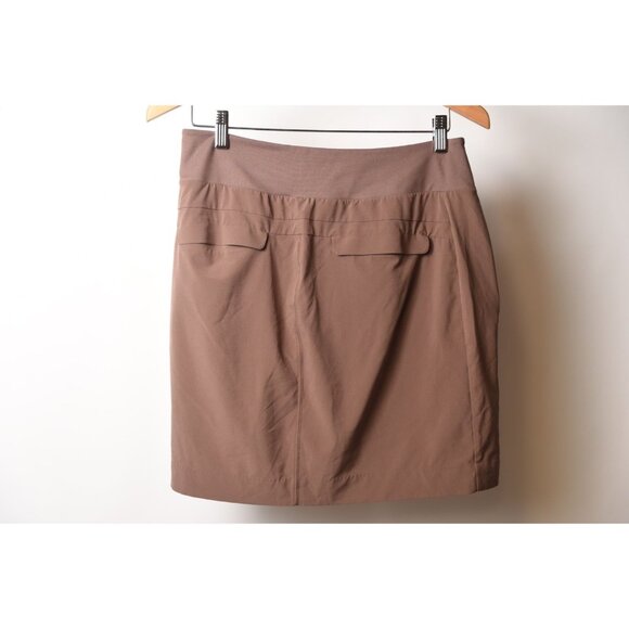 Athleta Skort Athletic Tennis Skirt Brown Size 10T Pockets - Picture 5 of 11